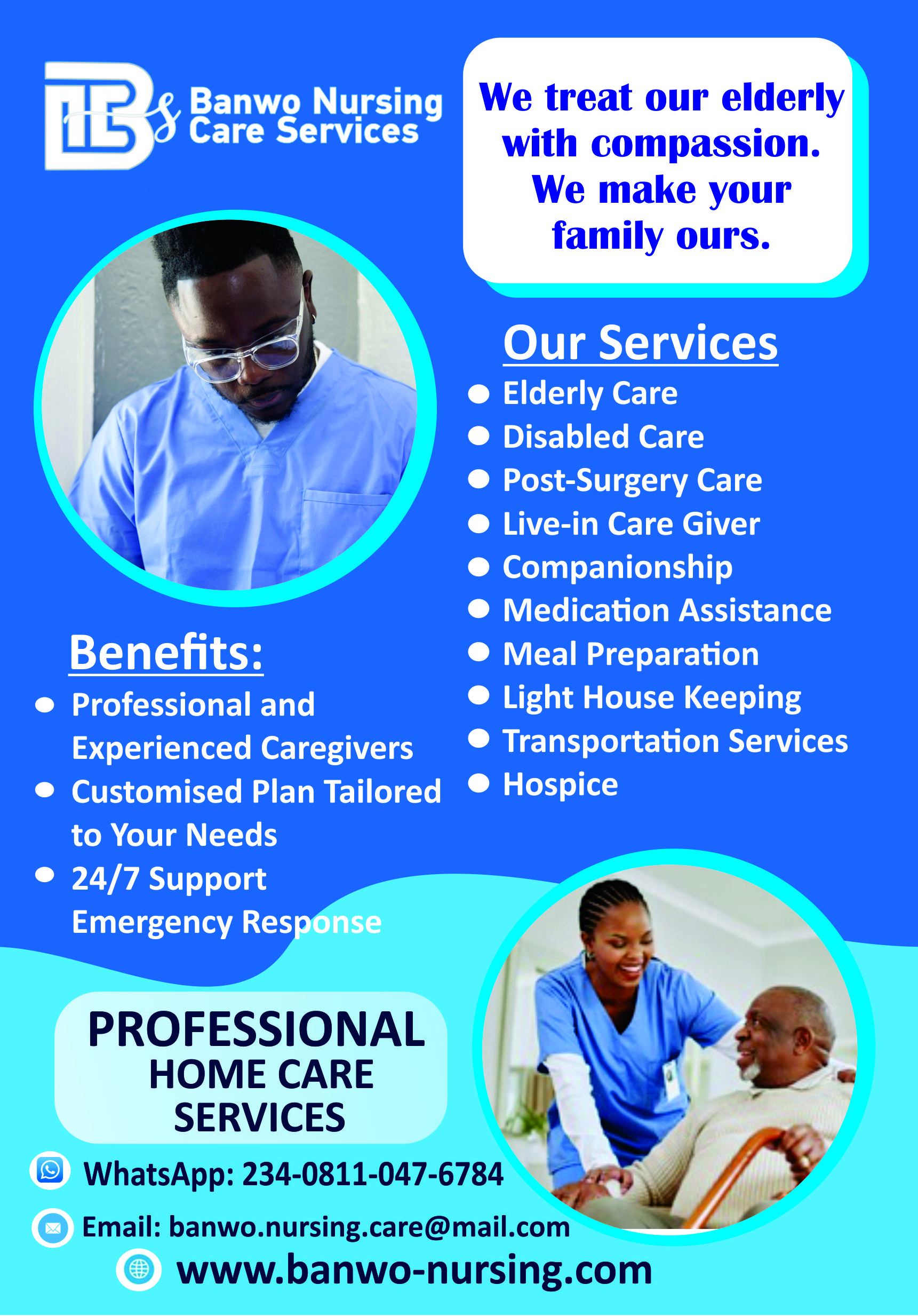 Banwo Nursing Care Services Flyer